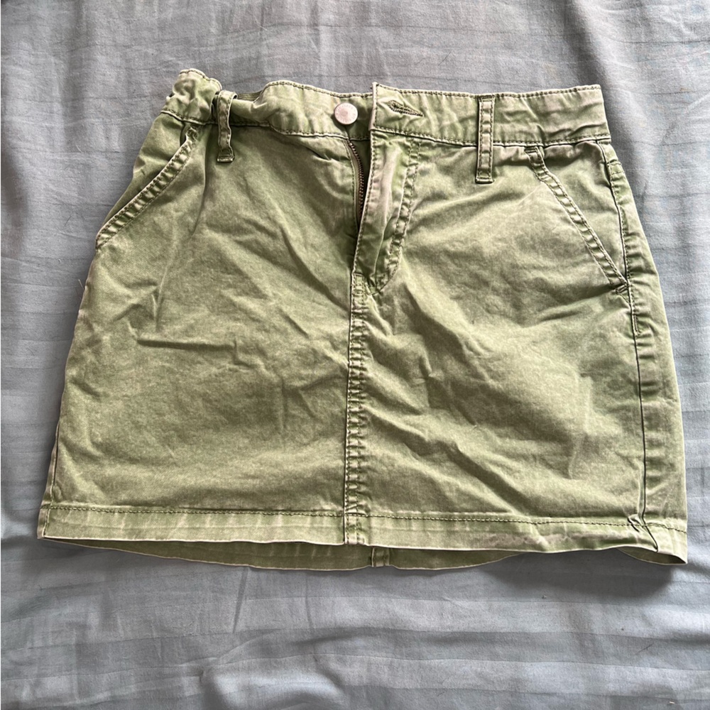 Kids Cargo Green Skirt